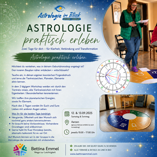 Astrologie praktisch erleben