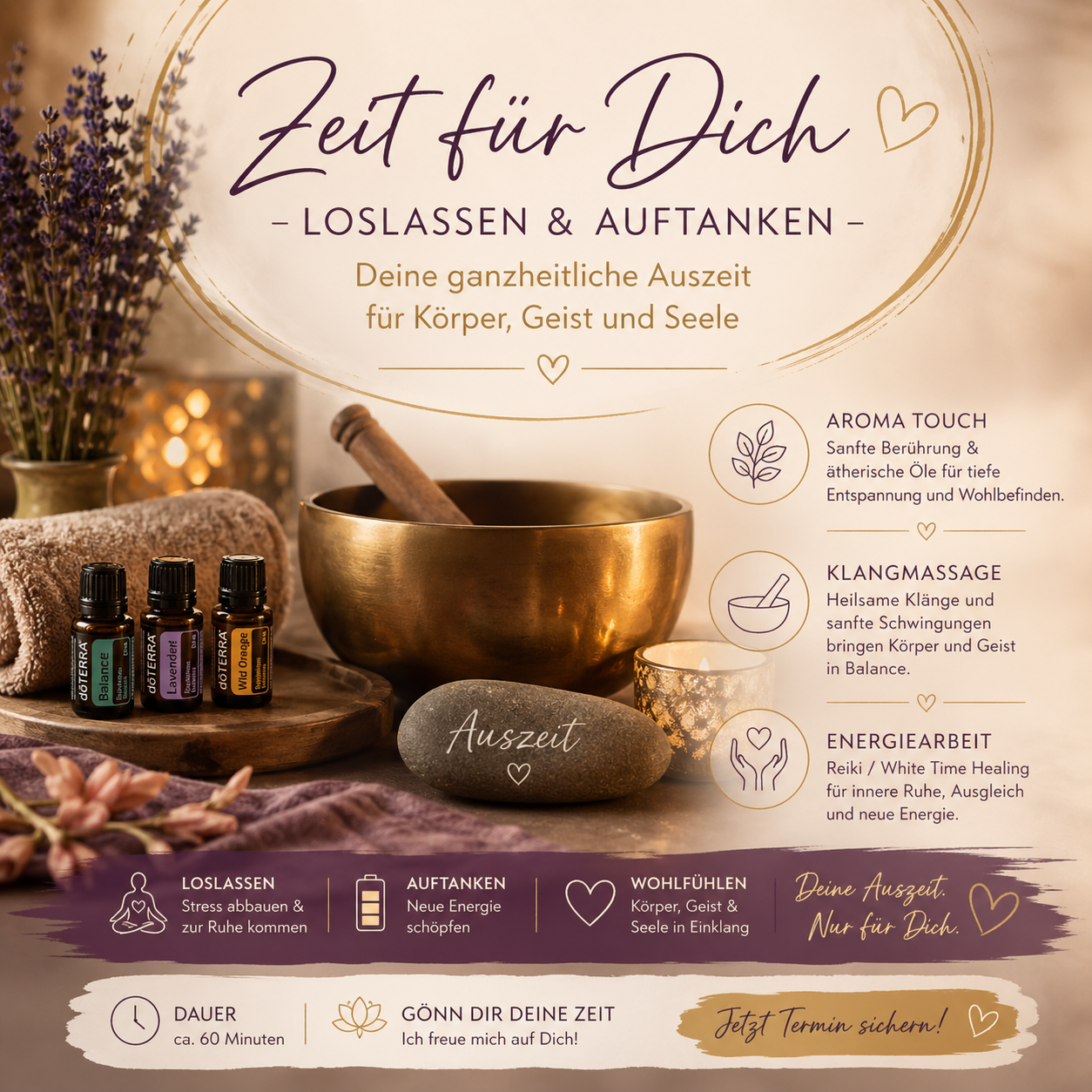 Zeit für dich - loslassen und auftanken